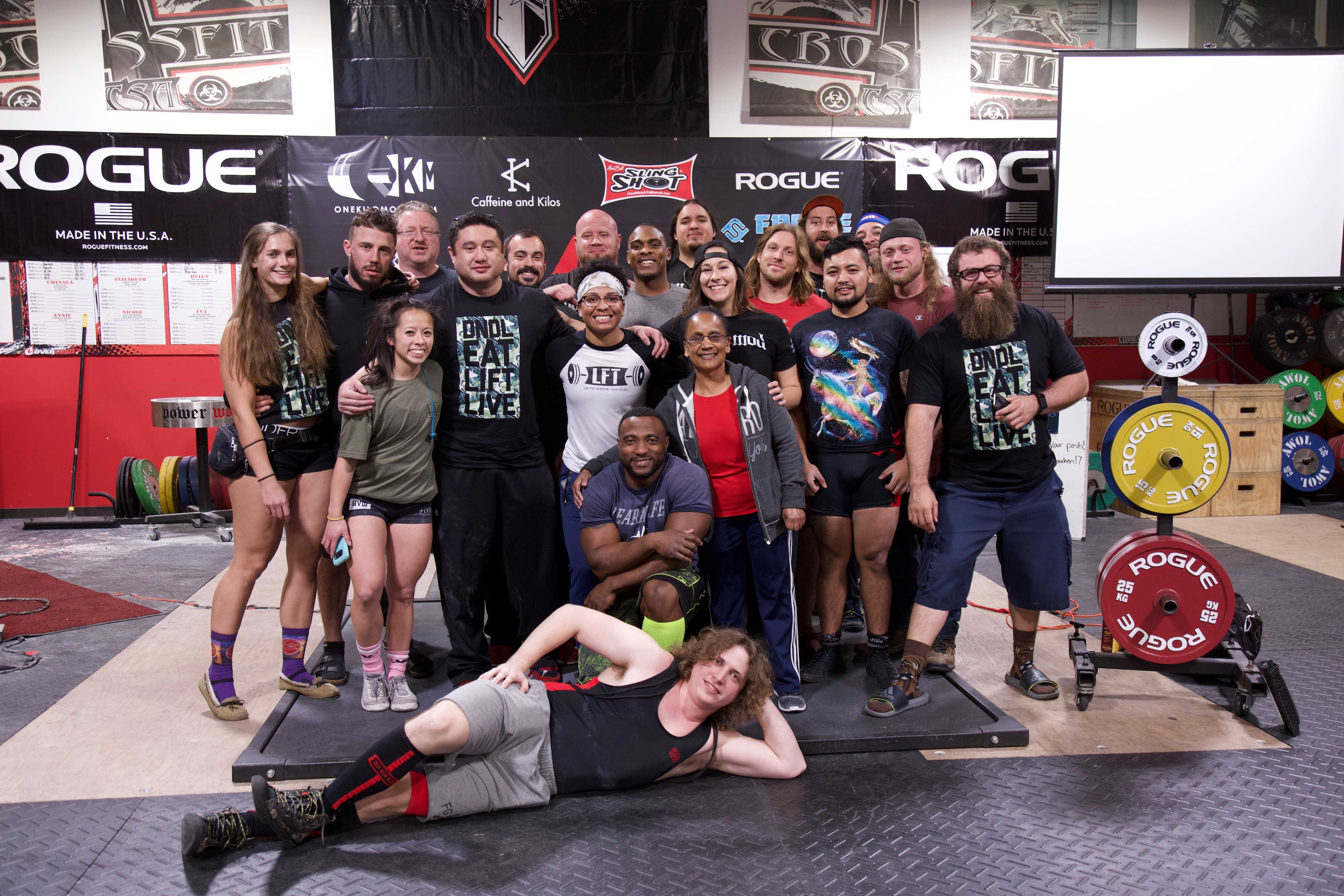 Photo of PowerWOD team.